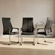 Highback Cantilever Visitor Seat - Black - 2