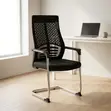 Highback Cantilever Visitor Seat - Black - 5