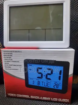 Digital Backlight LCD Alarm Clock