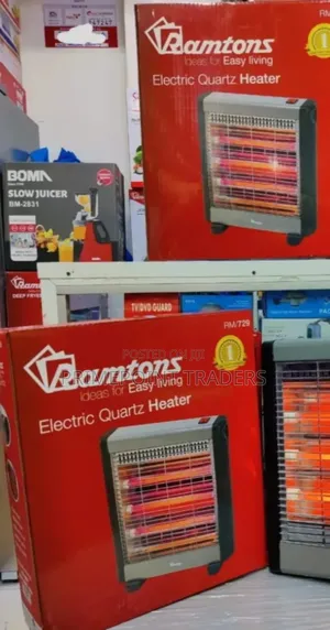 Ramtons Heater ya Umeme ya Quartz yenye Baa 3