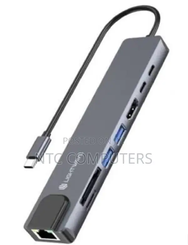 Light Wave 8-in-1 USB-C Docking Station - 1
