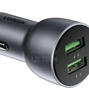 UGREEN 2-Port Fast Car Charger - CD213