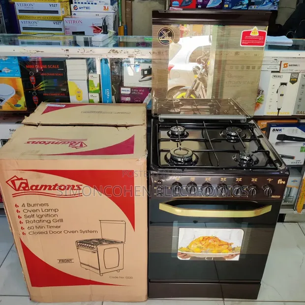 Ramtons Jiko la Gesi 4, 50cm x 50cm EB303 - 1