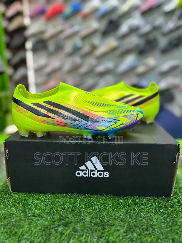 Adidas F50 Hyperfast Elite Laceless FG Viatu vya Mpira - 1