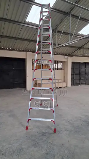 14ft Heavy Duty Double-Sided A-Frame Ladder