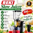 Reki 500W Slow Juicer Mashine Mpya - 1