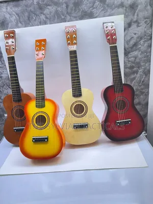 Gitaa la Acoustic la Kamba 6 Mpya (Inchi 23)
