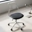 Swivel Acrylic Padded Chair - 2