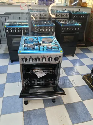Olelon 4-Burner Gas Cooker with Oven