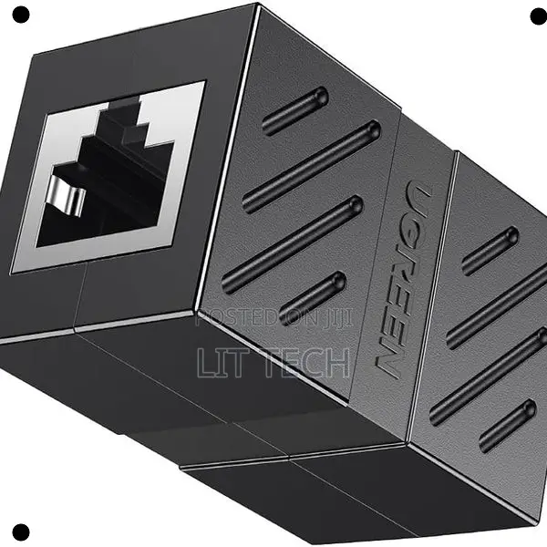 UGREEN RJ45 Network Keystone Jack Coupler Black - NW114 - 1