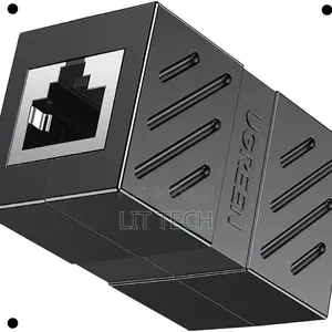 UGREEN RJ45 Network Keystone Jack Coupler Nyeusi - NW114