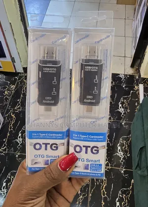3-in-1 Type-C Card Reader (USB 2.0, Micro USB)