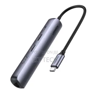 UGREEN 5-in-1 USB-C Hub: HDMI, 3x USB 3.0, PD
