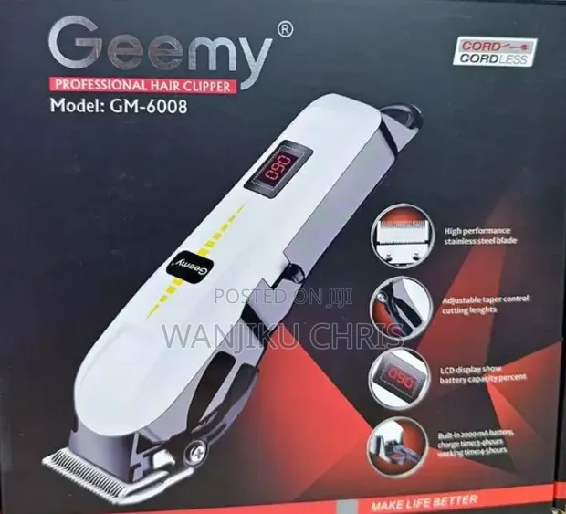 Geemy Professional Hair Shaver - 1