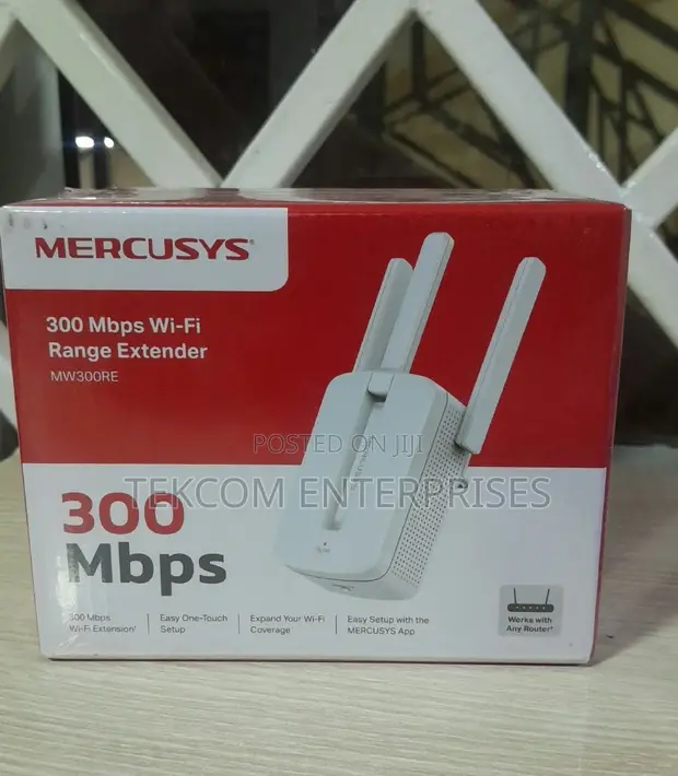 Mercusys MW300RE 300Mbps WiFi Range Extender - 1