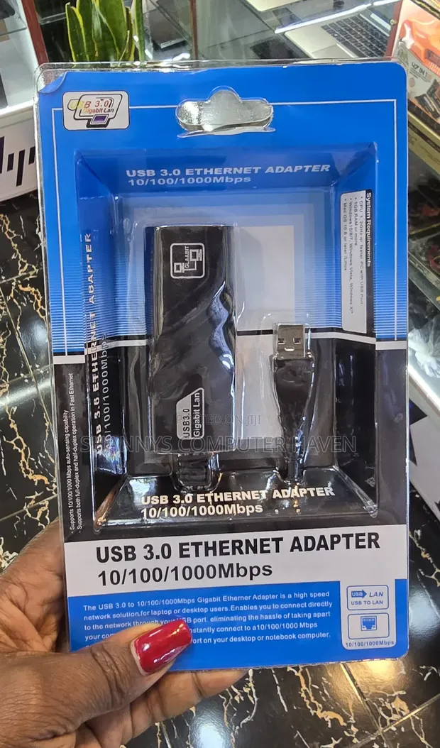 USB 3.0 to Gigabit Ethernet Adapter - 1