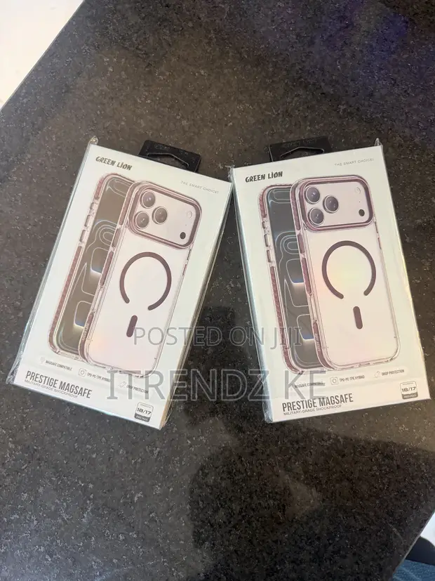 Kifuniko cha Green Lion Burgundy Prestige MagSafe kwa iPhone 17 Pro Max - 1