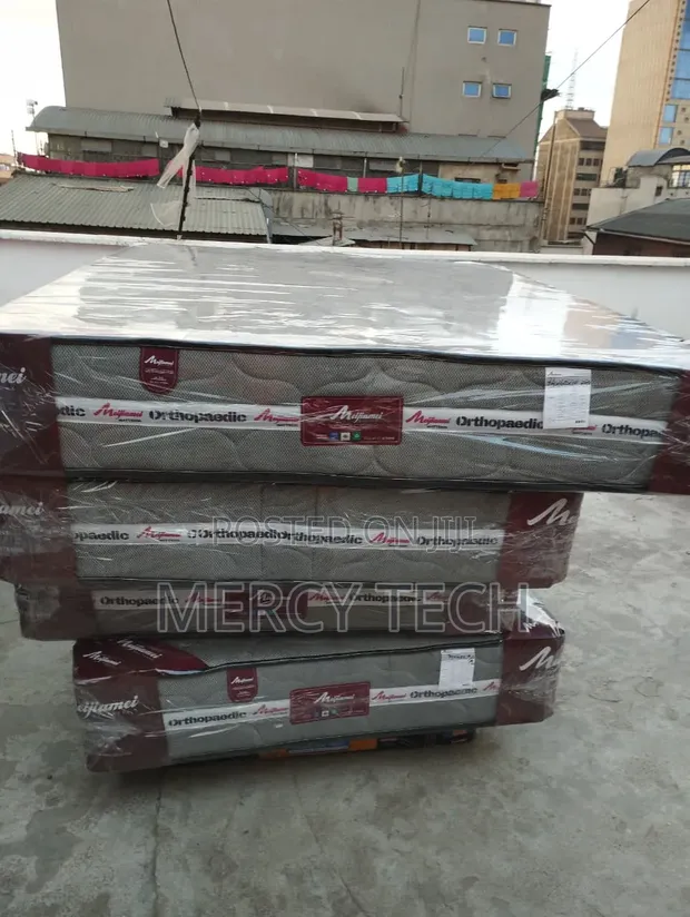 Orthopedic Spring Mattress (Grey, 5x6/6") - 1