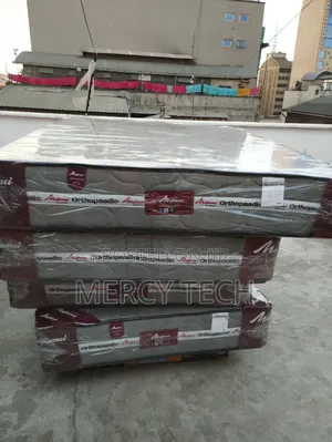 Orthopedic Spring Mattress (Grey, 5x6/6")