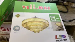LED Crystal Ceiling Light - 5400 Lumens