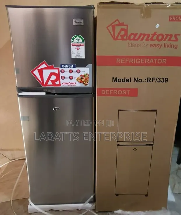 Ramtons 138L Double Door Refrigerator - Brand New - 1