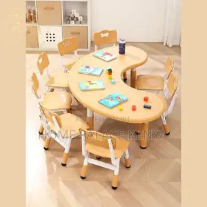 Durable Crescent Kids Study Desk - Brand New