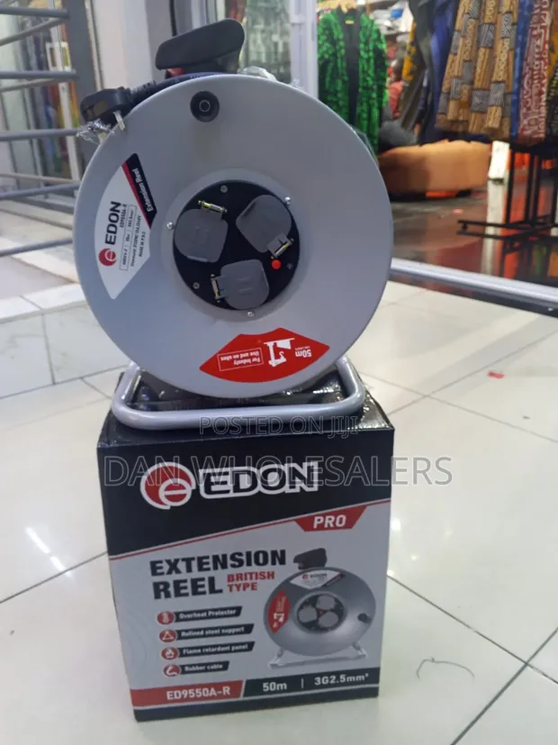 EDON 50M Extension Cable Reel na Soketi 3 - 1