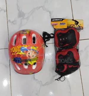 Helmet na Seti ya Kinga - Mpya Kabisa