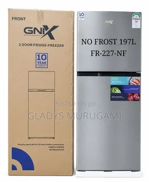197 Litres Gnix NO FROST FR-227-NF Double Refrigerator