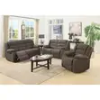 Seti ya Sofa ya Recliner ya Watu 6 Imara - Kijivu - 3