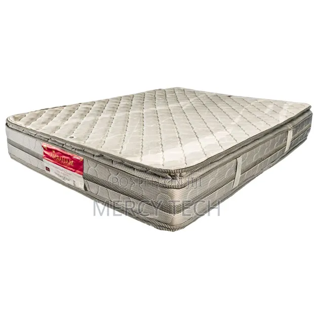 Orthopedic Spring Mattress (Grey, Firm, 35-65kg, 5x6/8") - 1