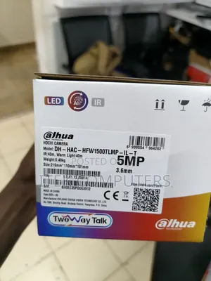 Dahua 5MP Bullet CCTV Camera yenye Usiku wa 40m na Sauti ya Njia Mbili