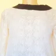Women's Long Sleeve Lace Top - 2