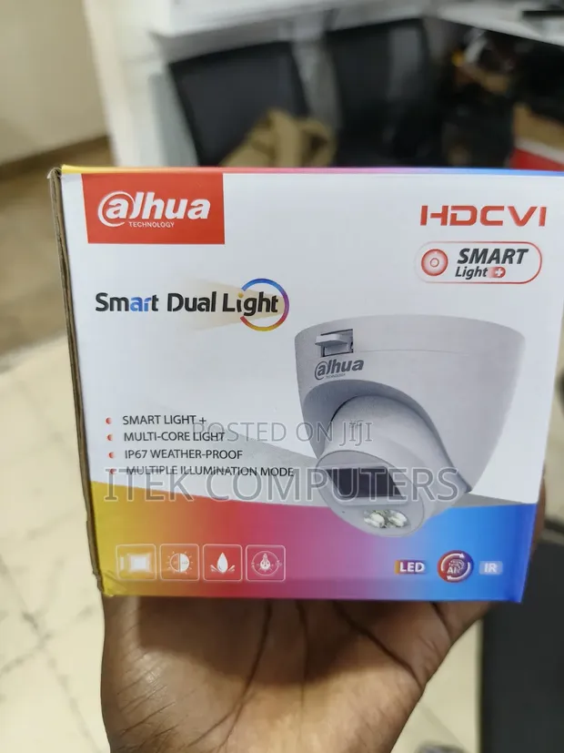 Dahua 5MP Dome CCTV yenye Usiku wa 20m na Sauti ya Njia Mbili - 1