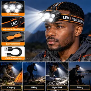 Bright Rechargeable LED Headlamp for Camping