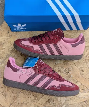 Adidas Samba OG 'Pink Spark/Shadow Red' Sneakers