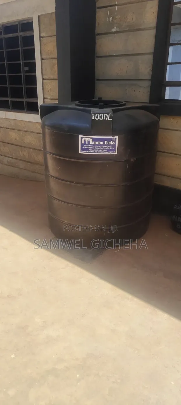 Tangi la Maji la Mamba 1000L Mpya (Bila Kifuniko) - 1