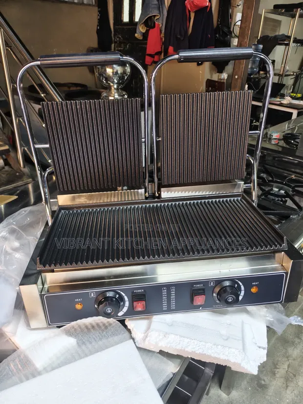 Commercial Double Panini Grill - 1