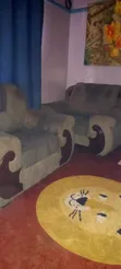 Used 2 Seater Mahogany Sofa Seats - 1