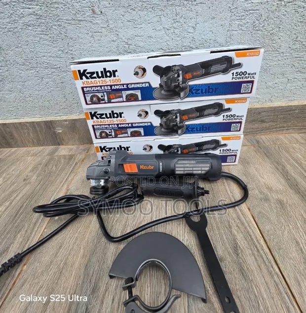 Kzubr 1500W Brushless Angle Grinder - 1