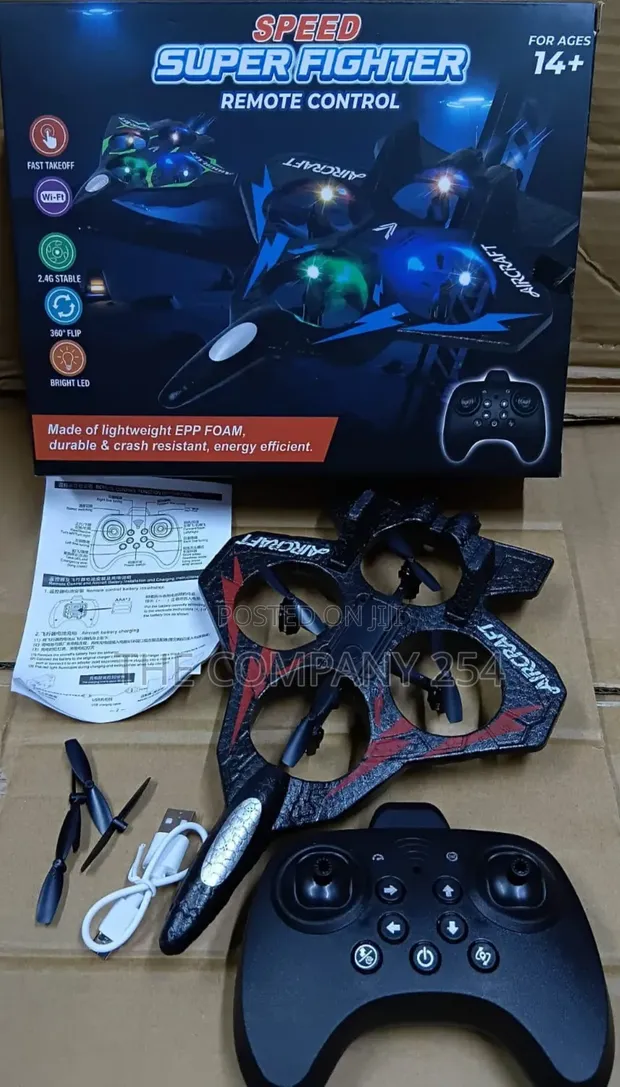 Rechargeable Remote Control Jet Fighter - 1