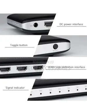 Argox 7x1 HDMI Switcher 4K@60Hz na Remote ya IR