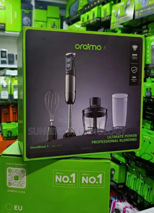 Oraimo OmniBlend 3 Hand Blender OBL-561A - 1