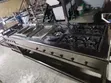 Combined Commercial Cooker - 4 Burns, Griddle, Double Fryer - 4
