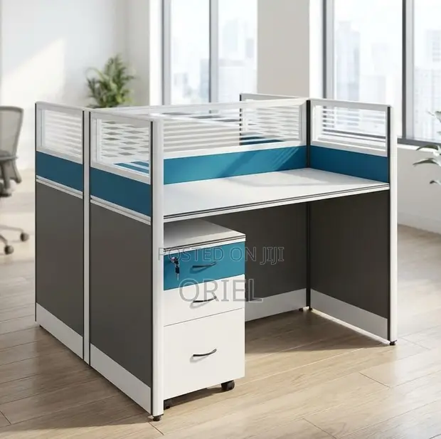 2-Way Office Workstation - Dawati la Kisasa la Watu Wawili - 1