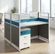 2-Way Office Workstation - Dawati la Kisasa la Watu Wawili - 1