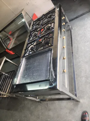 Jiko la Gesi la Biashara la Nje 6 na Griddle