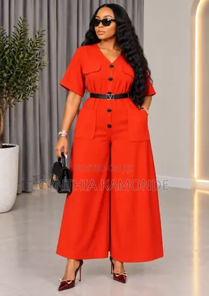 Belted Jumpsuit (Sizes 42-48)