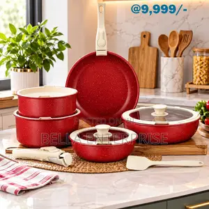 Set ya Vyombo vya Kupikia 12pc Ceramic Vinavyotenganishwa