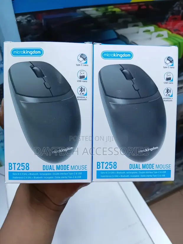 Microkingdom BT258 Rechargeable Wireless Dual Mode Mouse - 1